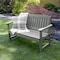 Highwood Usa 4ft Lehigh Garden Bench Outdoor Furniture for Patio, Backyard, Garden AD-BENW2-CGE - alternate 2